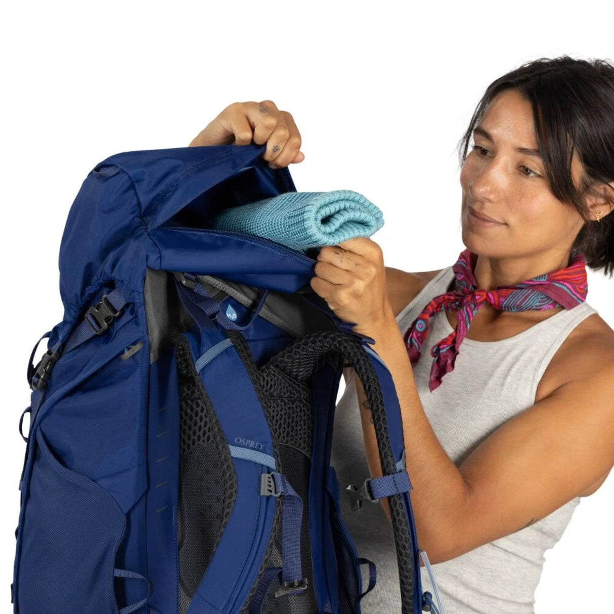 Osprey Kyte 48 Hiking Backpack Serenity Blue / X-Small/Small-Serenity Blue / Medium/Large-Elderberry Purple / X-Small/Small-Elderberry Purple / Medium/Large - 53 Degrees North