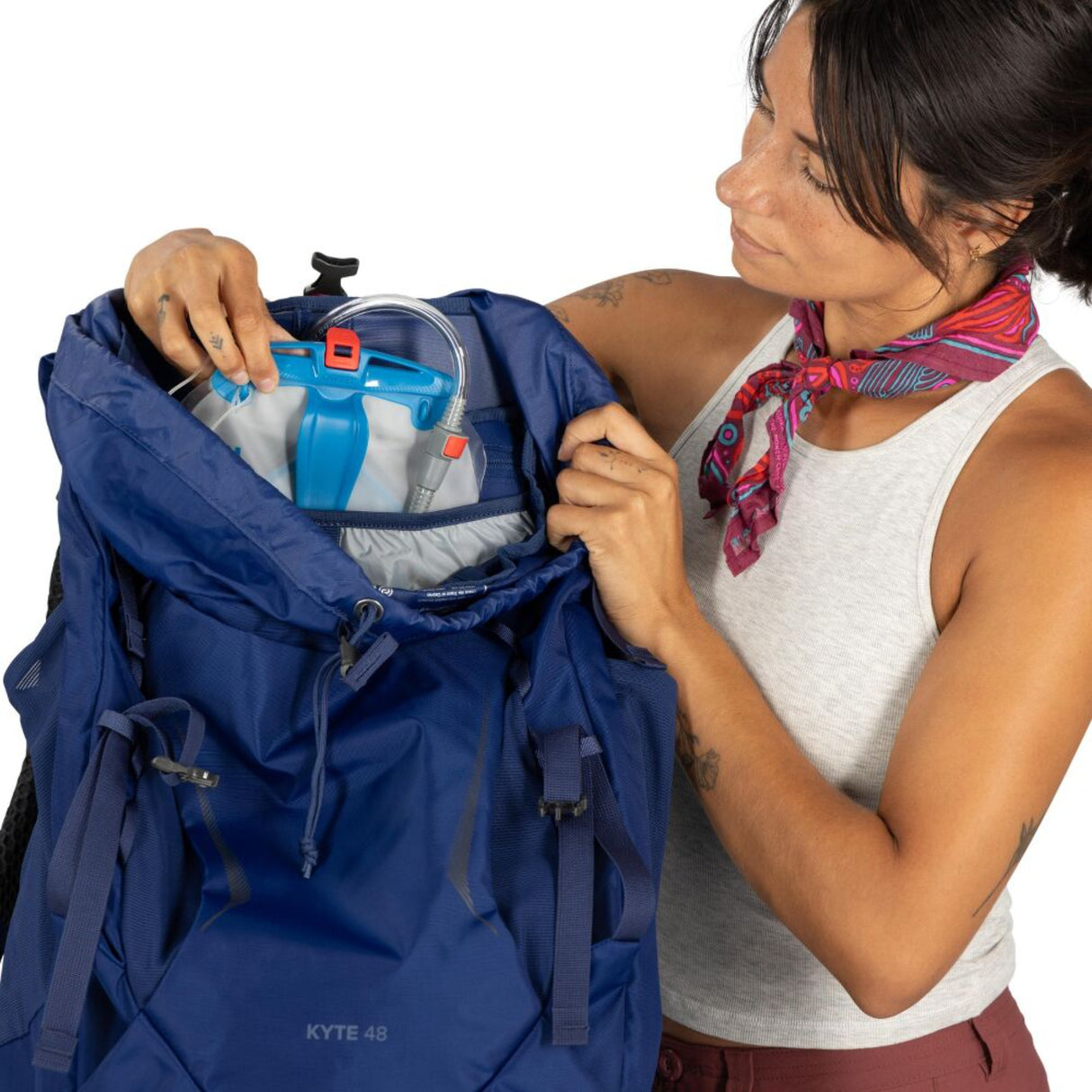 Osprey Kyte 48 Hiking Backpack Serenity Blue / X-Small/Small-Serenity Blue / Medium/Large-Elderberry Purple / X-Small/Small-Elderberry Purple / Medium/Large - 53 Degrees North