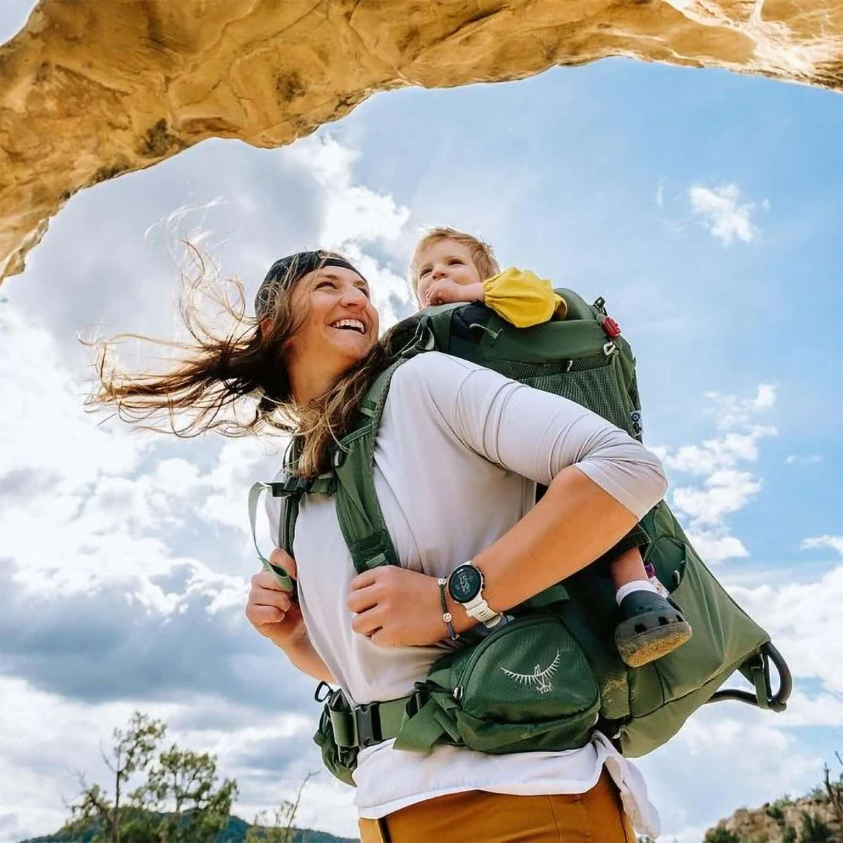 Osprey Poco Premium Child Carrier Koseret Green - 53 Degrees North