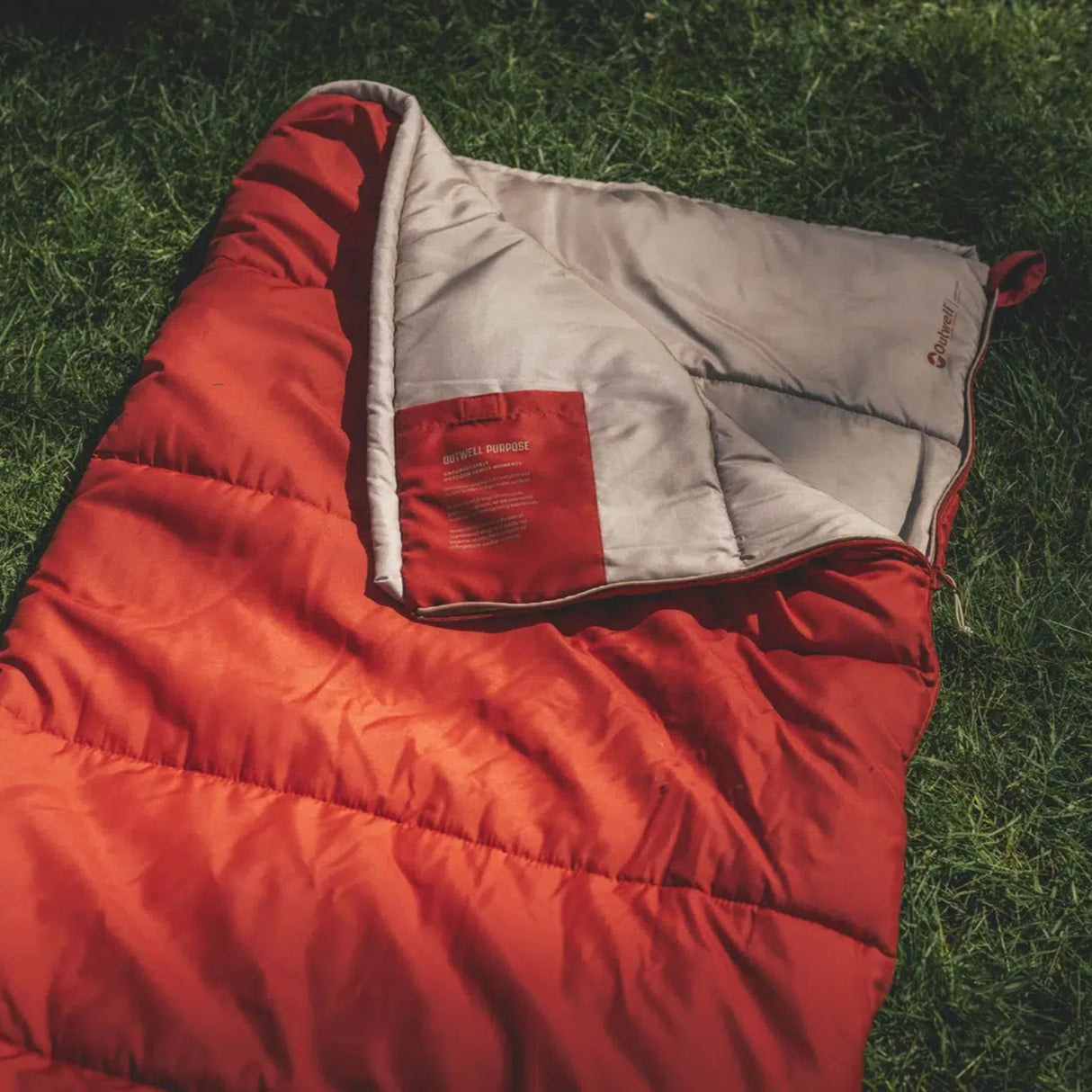 Outwell Contour Lux Sleeping Bag Red-Deep Blue - 53 Degrees North