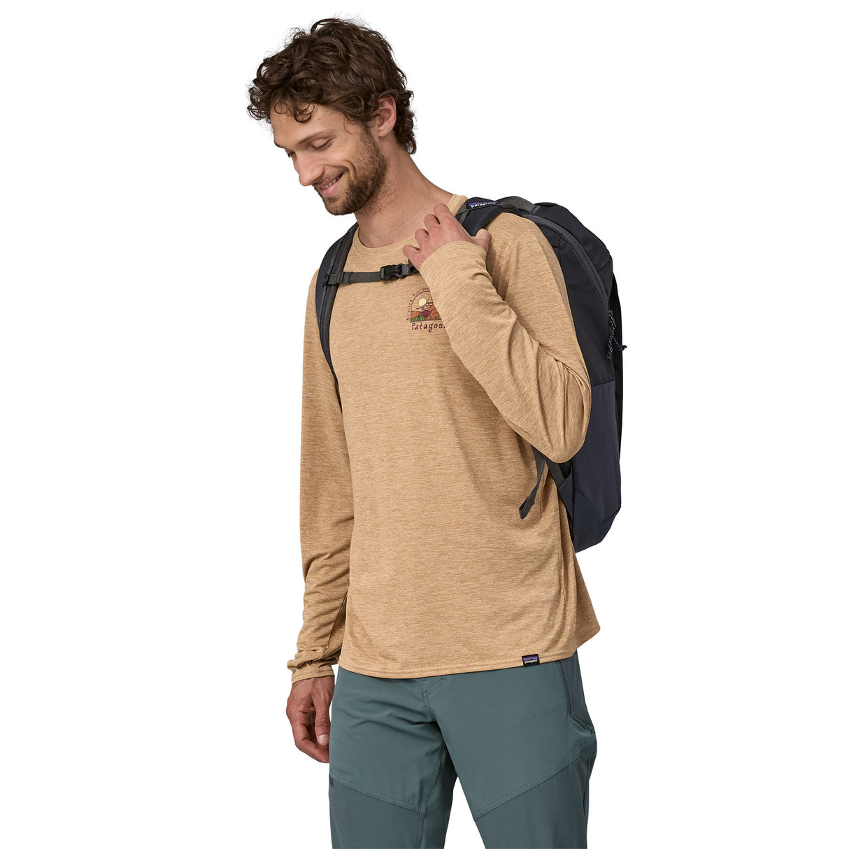 Patagonia Black Hole Backpack - 25L Kaleido/Black-Black/Black-Brisk Purple-Smolder Blue - 53 Degrees North