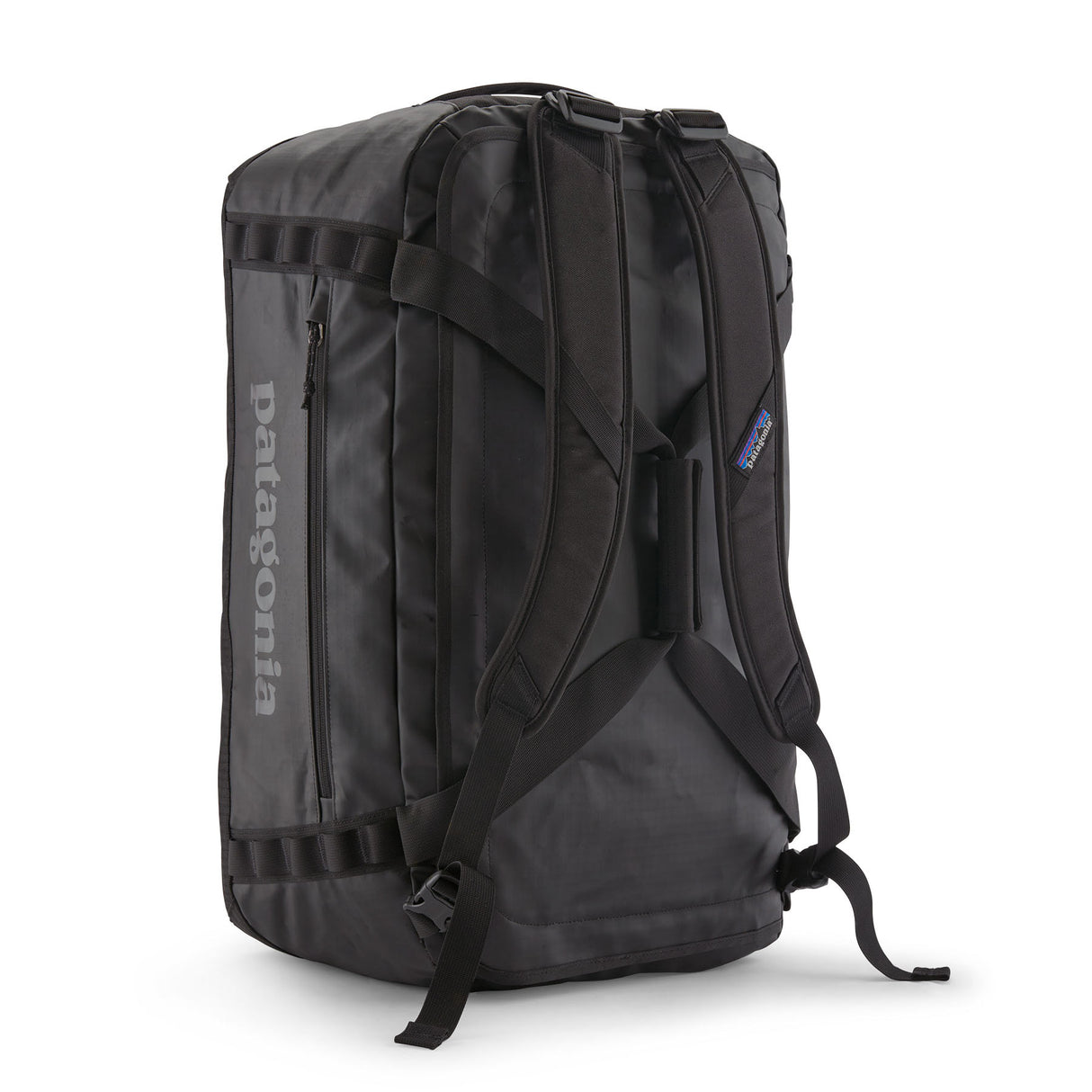 Patagonia Black Hole Duffel 55L Smolder Blue/Amanita Red-Black-Smolder Blue-Black/Black - 53 Degrees North