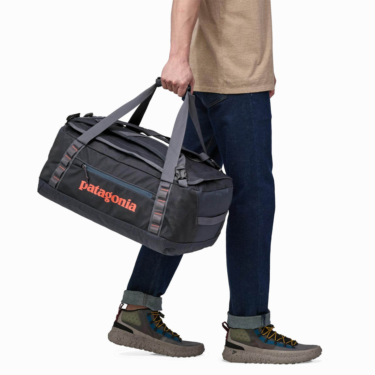 Patagonia Black Hole Duffel Bag - 40L Smolder Blue/Amanita Red-Birch White-Black-Smolder Blue - 53 Degrees North