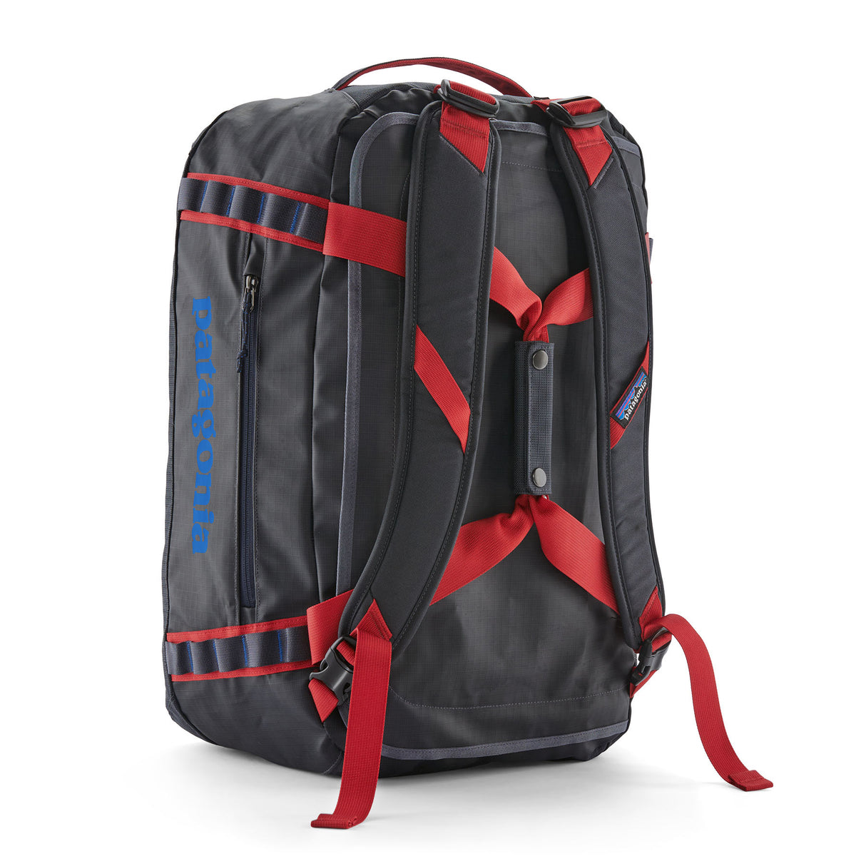 Patagonia Black Hole Duffel Bag - 40L Smolder Blue/Amanita Red-Birch White-Black-Smolder Blue - 53 Degrees North