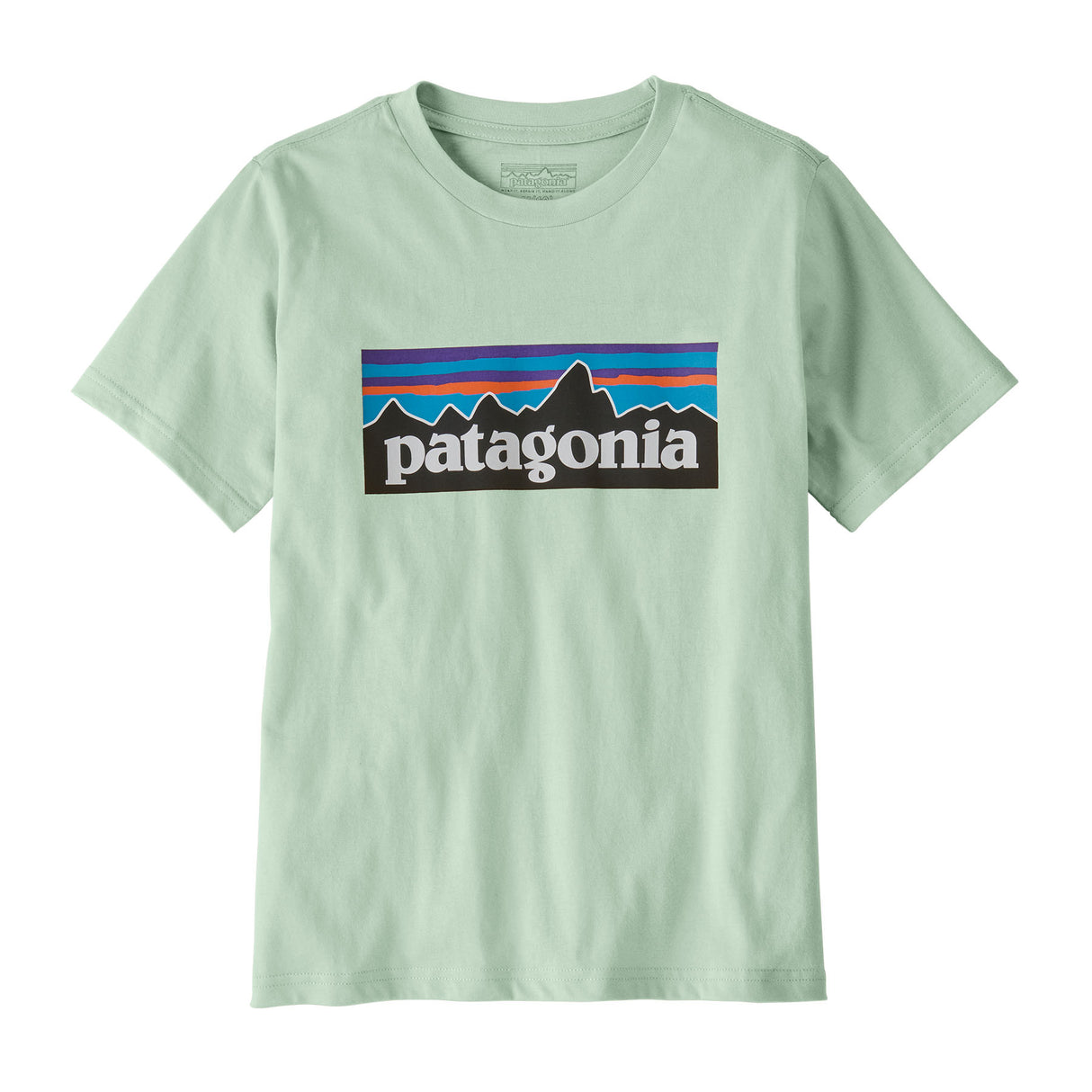 Patagonia Kids' P-6 Logo T-Shirt Thin Ice / Age 7-8-Thin Ice / Age 9-10-Thin Ice / Age 11-12-Thin Ice / Age 13-14-Thin Ice / Age 15-16 - 53 Degrees North