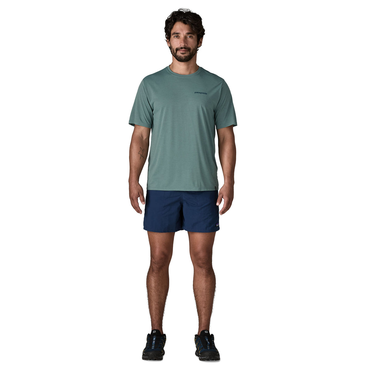 Patagonia Men's Cap Cool Daily Shirt - Boardshort Logo Blue Sage - Light Blue Sage X-Dye / Small-Blue Sage - Light Blue Sage X-Dye / Medium-Blue Sage - Light Blue Sage X-Dye / Large-Blue Sage - Light Blue Sage X-Dye / X-Large-Blue Sage - Light Blue Sage X-Dye / XX-Large - 53 Degrees North