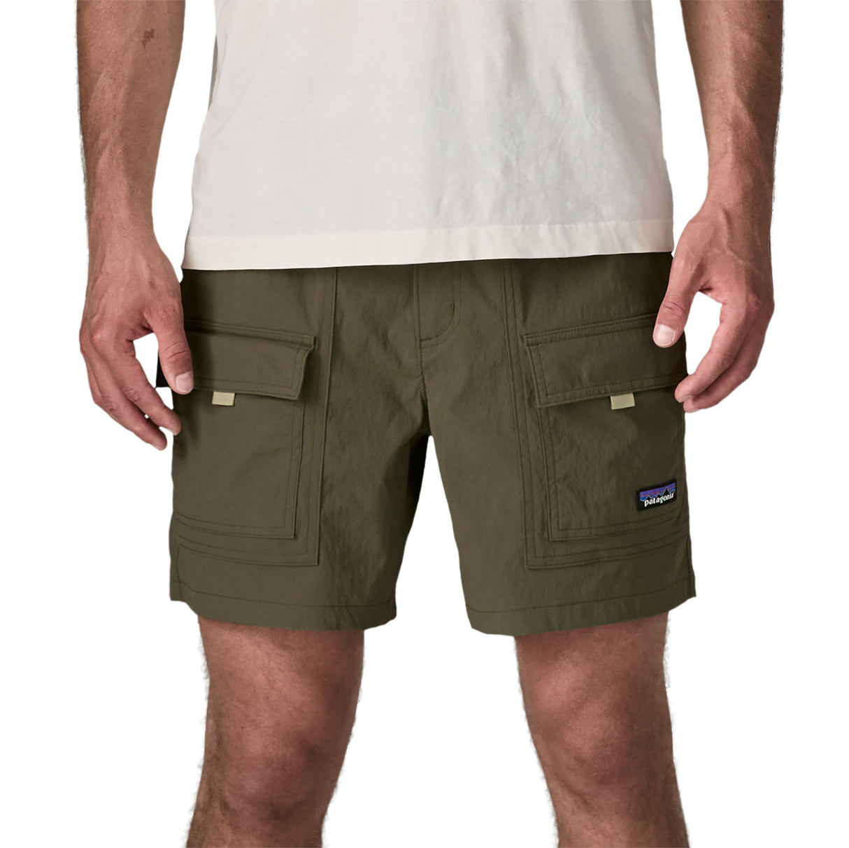 Patagonia Men's Outdoor Everyday Shorts - 6 inch Basin Green / Small-Basin Green / Medium-Basin Green / Large-Basin Green / X-Large-Basin Green / XX-Large - 53 Degrees North