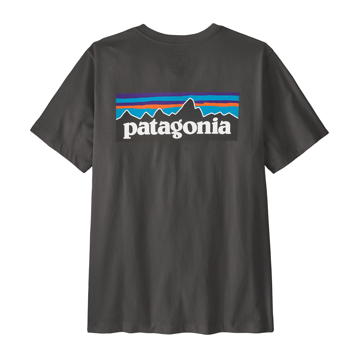 Patagonia Men's P 6 Logo Tee Shirt Ink Black / Small - 53 Degrees North