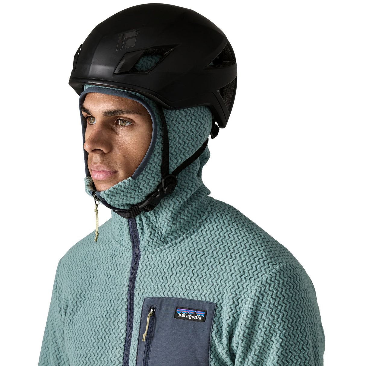 Patagonia Men's R1 Air Full-Zip Hooded Lightweight Fleece Jacket Blue Sage / Small-Blue Sage / Medium-Blue Sage / Large-Blue Sage / X-Large-Blue Sage / XX-Large - 53 Degrees North