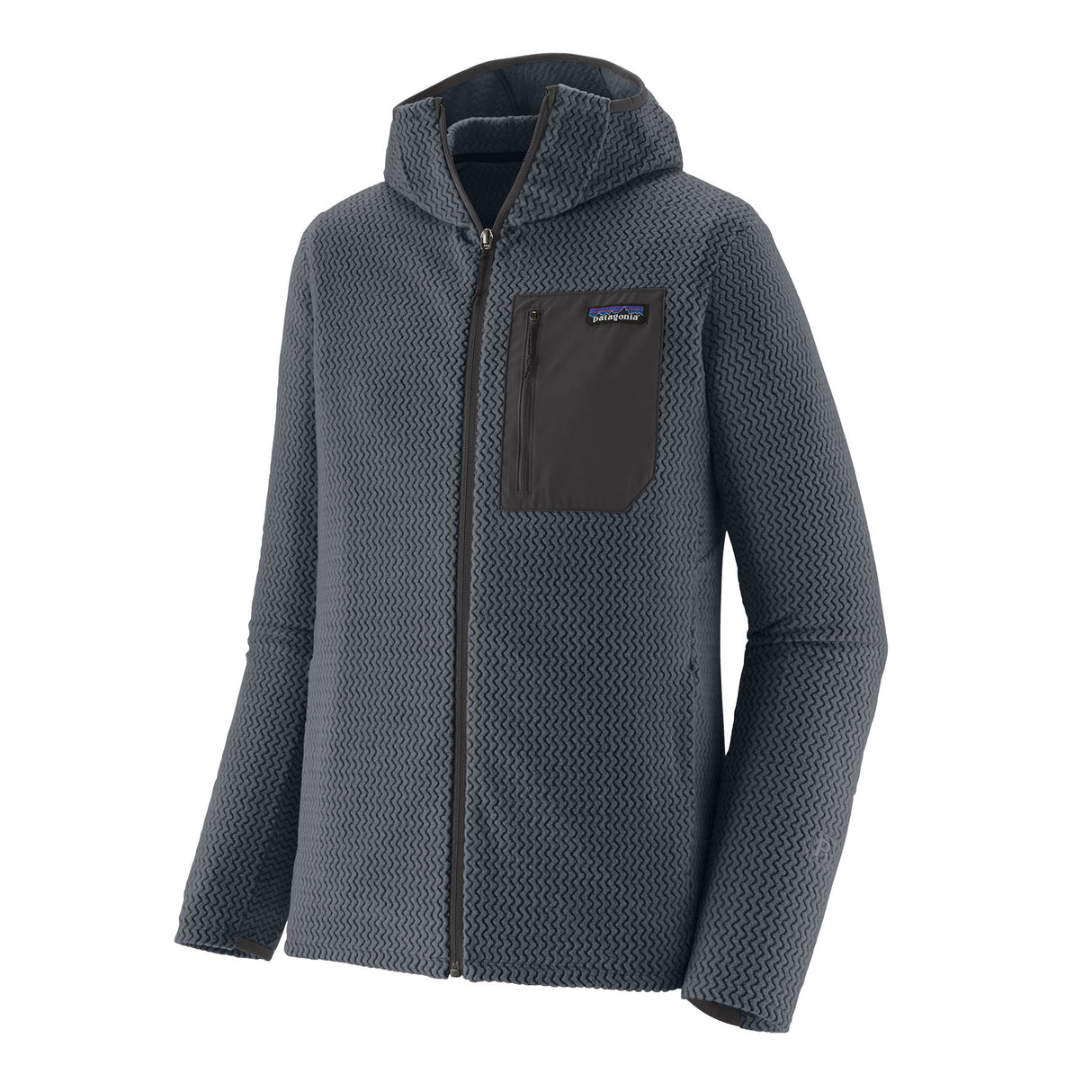 Patagonia Men's R1 Air Full-Zip Hooded Lightweight Fleece Jacket Blue Sage / Small-Blue Sage / Medium-Blue Sage / Large-Blue Sage / X-Large-Blue Sage / XX-Large - 53 Degrees North