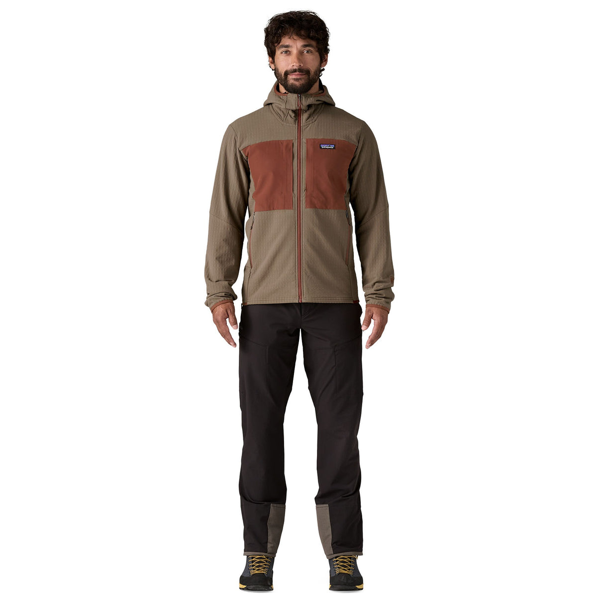 Patagonia Men's R2 TechFace Hooded Softshell Jacket Marlow Brown / Small-Marlow Brown / Medium-Marlow Brown / Large-Marlow Brown / X-Large-Clement Blue / Small - 53 Degrees North