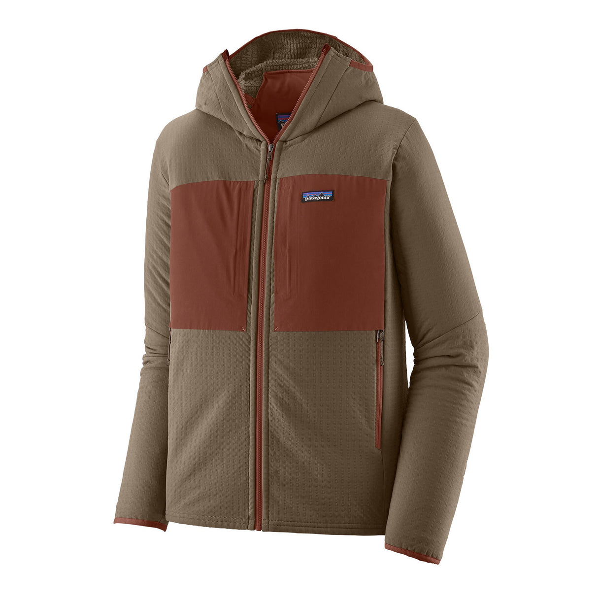 Patagonia Men's R2 TechFace Hooded Softshell Jacket Marlow Brown / Small-Marlow Brown / Medium-Marlow Brown / Large-Marlow Brown / X-Large-Clement Blue / Small - 53 Degrees North