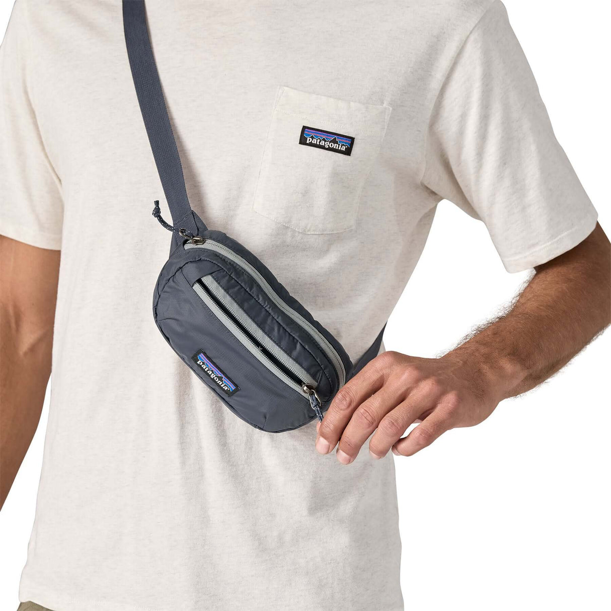 Patagonia Terravia Mini Hip Pack Patchwork/Gumtree Green-Quiet Violet-Black-Smolder Blue-Patchwork/Barnacle Blue - 53 Degrees North
