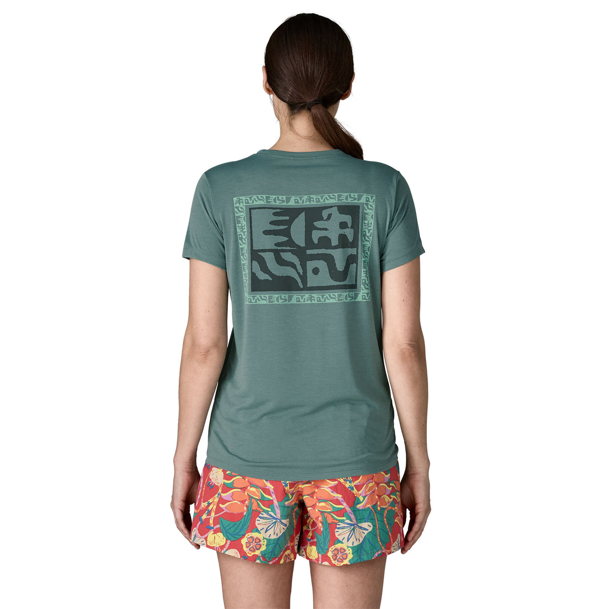 Patagonia Women's Cap Cool Daily Shirt - Mother Rays Blue Sage - Light Blue Sage X-Dye / X-Small-Blue Sage - Light Blue Sage X-Dye / Small-Blue Sage - Light Blue Sage X-Dye / Medium-Blue Sage - Light Blue Sage X-Dye / Large-Blue Sage - Light Blue Sage X-Dye / X-Large - 53 Degrees North
