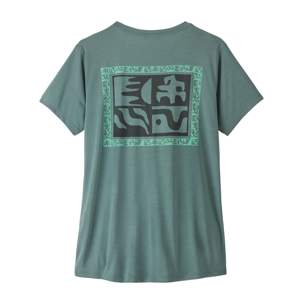 Patagonia Women's Cap Cool Daily Shirt - Mother Rays Blue Sage - Light Blue Sage X-Dye / X-Small-Blue Sage - Light Blue Sage X-Dye / Small-Blue Sage - Light Blue Sage X-Dye / Medium-Blue Sage - Light Blue Sage X-Dye / Large-Blue Sage - Light Blue Sage X-Dye / X-Large - 53 Degrees North