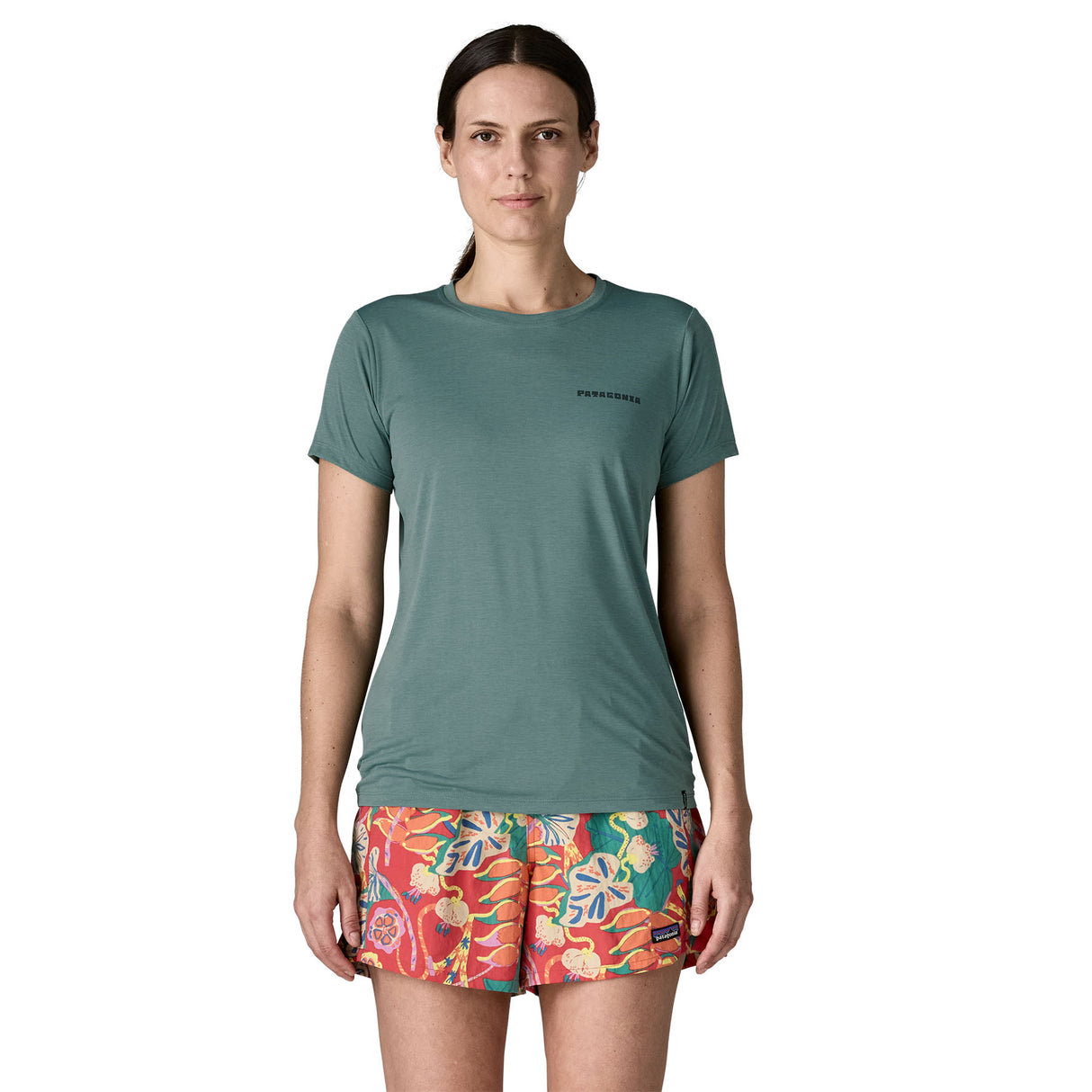 Patagonia Women's Cap Cool Daily Shirt - Mother Rays Blue Sage - Light Blue Sage X-Dye / X-Small-Blue Sage - Light Blue Sage X-Dye / Small-Blue Sage - Light Blue Sage X-Dye / Medium-Blue Sage - Light Blue Sage X-Dye / Large-Blue Sage - Light Blue Sage X-Dye / X-Large - 53 Degrees North
