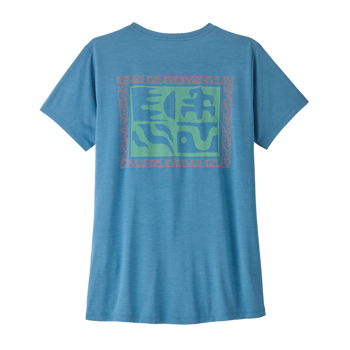 Patagonia Women's Cap Cool Daily Shirt - Mother Rays Blue Sage - Light Blue Sage X-Dye / X-Small-Blue Sage - Light Blue Sage X-Dye / Small-Blue Sage - Light Blue Sage X-Dye / Medium-Blue Sage - Light Blue Sage X-Dye / Large-Blue Sage - Light Blue Sage X-Dye / X-Large - 53 Degrees North