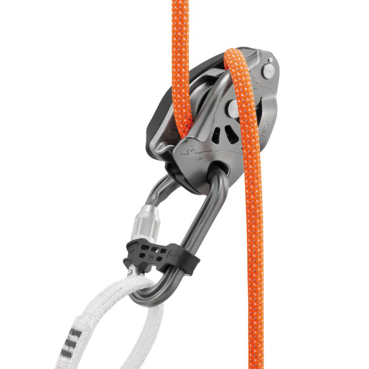 Petzl Attache Bar Carabiner Silver - 53 Degrees North