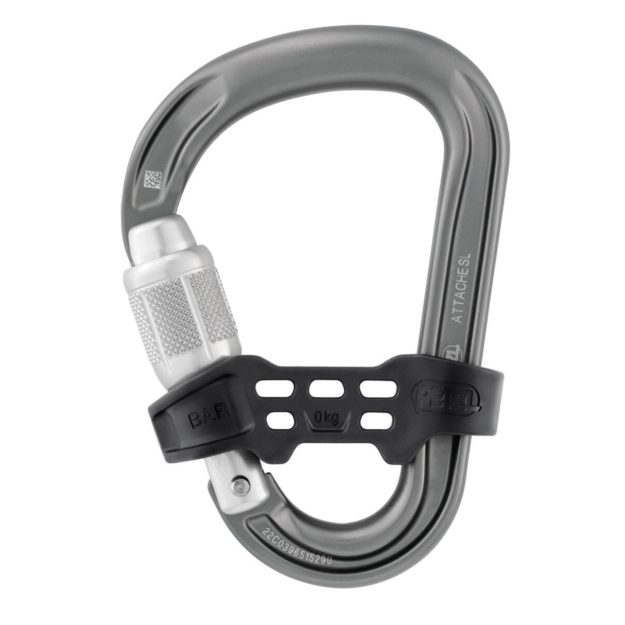 Petzl Attache Bar Carabiner Silver - 53 Degrees North