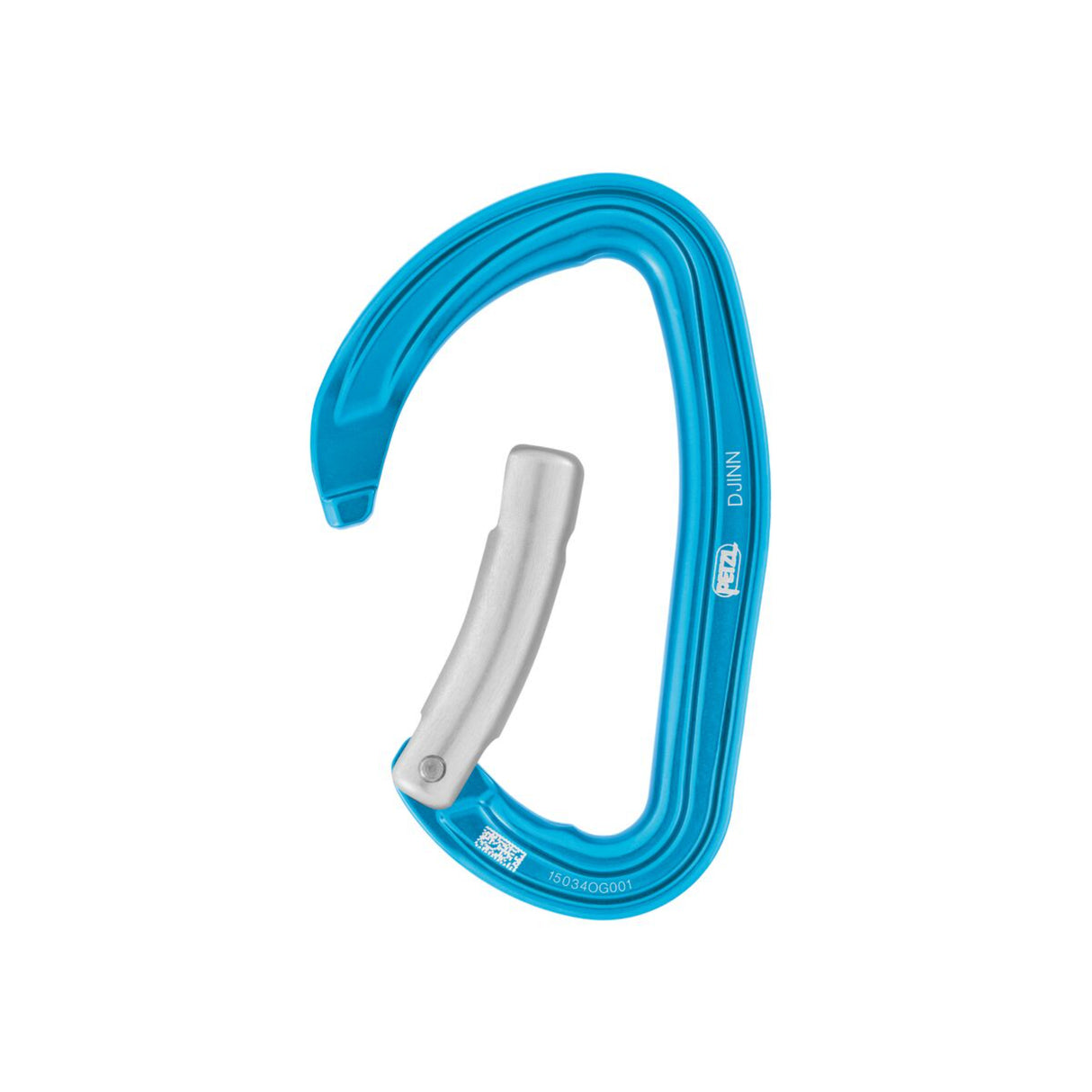 Petzl Djinn Bent Gate Carabiner Turquoise-Violet - 53 Degrees North