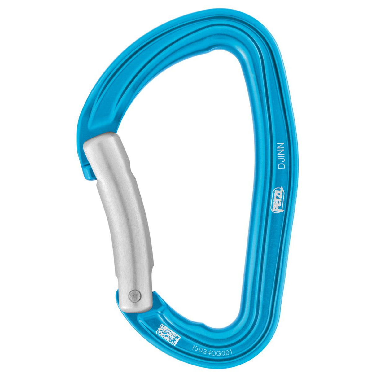 Petzl Djinn Bent Gate Carabiner Turquoise-Violet - 53 Degrees North