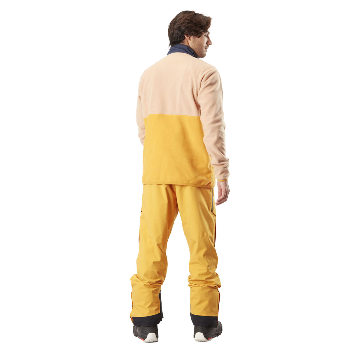 Picture Men's Mathew 1/4 Fleece Pullover Autumn Blaze/Latte / Small-Autumn Blaze/Latte / Medium-Autumn Blaze/Latte / Large-Autumn Blaze/Latte / X-Large - 53 Degrees North