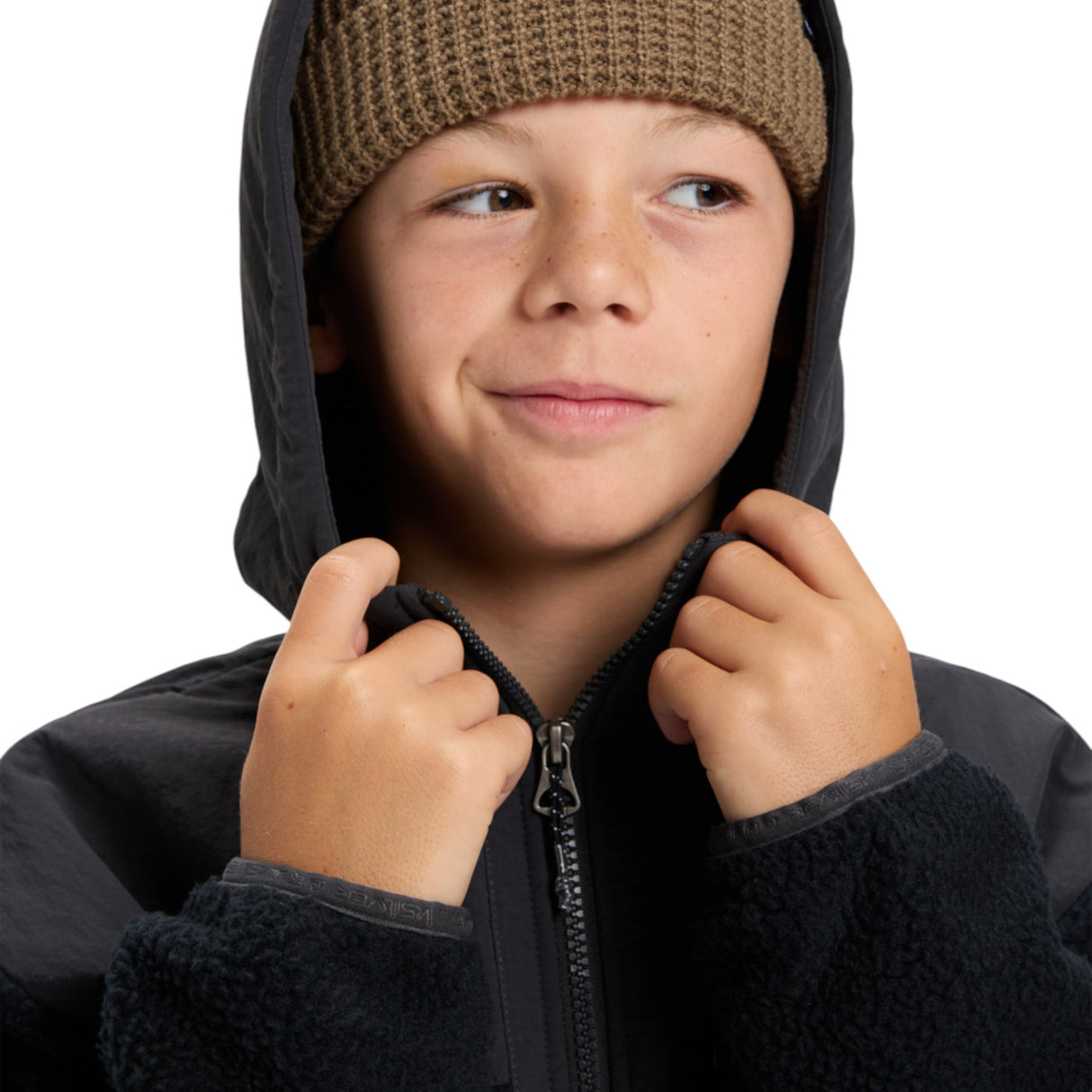 Quiksilver Boys' Back To S School Hood True Black / Age 7-8-True Black / Age 9-10-True Black / Age 11-12-True Black / Age 13-14-True Black / Age 15-16 - 53 Degrees North