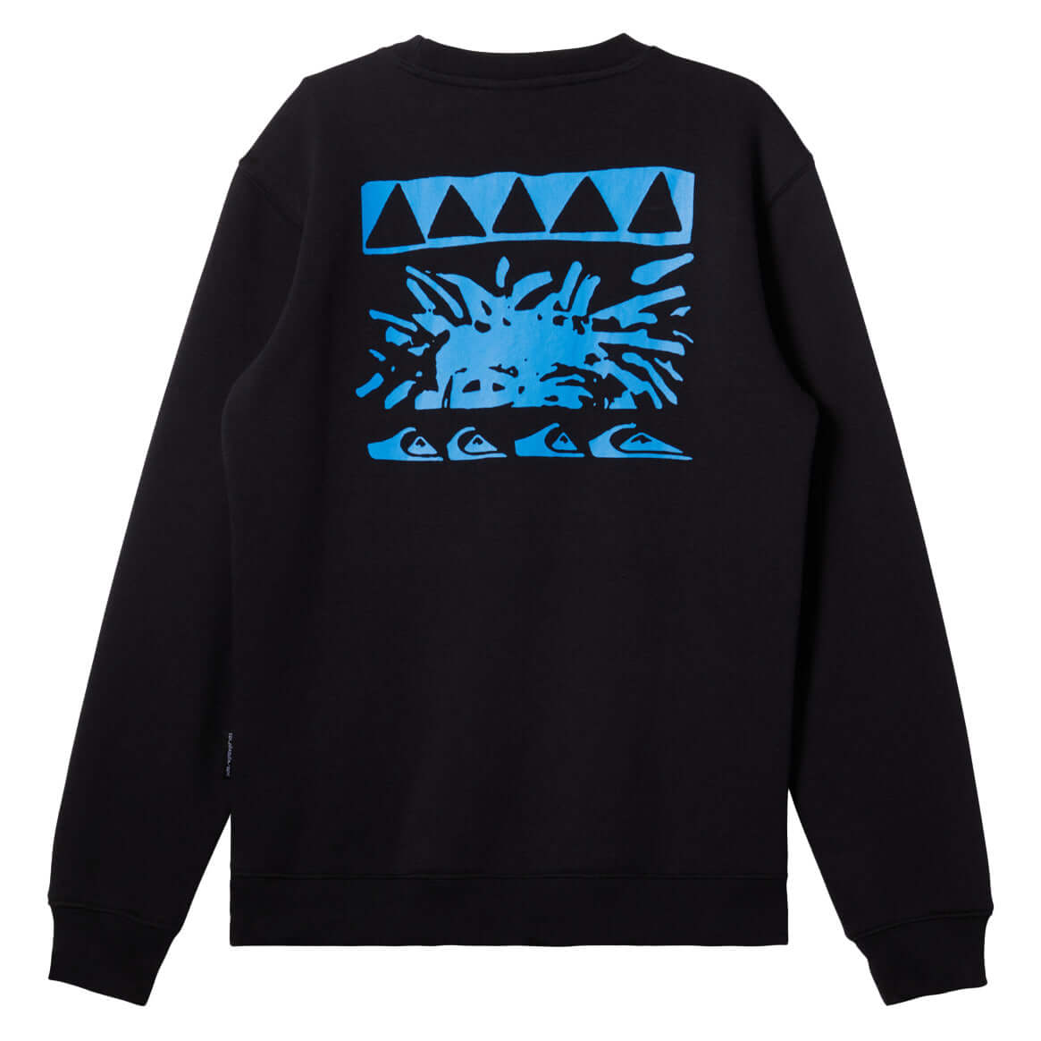 Quiksilver Boys' Graphic Crew Pullover Black / Age 7-8-Black / Age 9-10-Black / Age 11-12-Black / Age 13-14-Black / Age 15-16 - 53 Degrees North