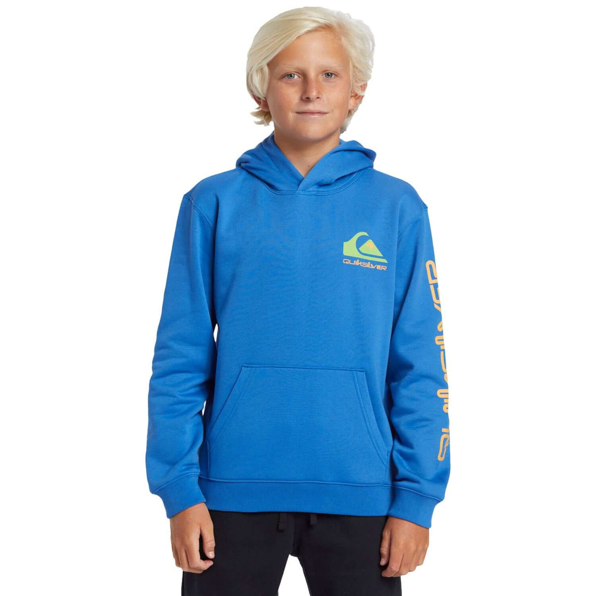 Quiksilver Boys' Omni Logo Hoodie Nebulas Blue / Age 7-8-Nebulas Blue / Age 9-10-Nebulas Blue / Age 11-12-Nebulas Blue / Age 13-14-Nebulas Blue / Age 15-16 - 53 Degrees North