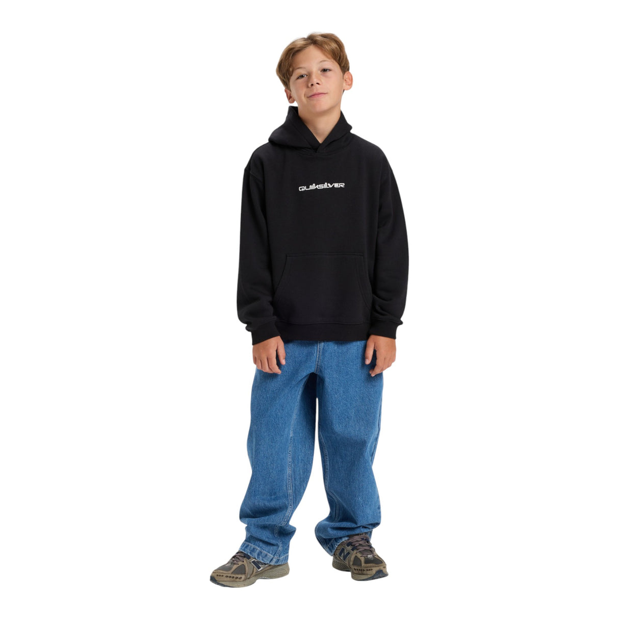 Quiksilver Boys' Salt Water Graphic Hoodie True Black / Age 7-8-True Black / Age 9-10-True Black / Age 11-12-True Black / Age 13-14-True Black / Age 15-16 - 53 Degrees North