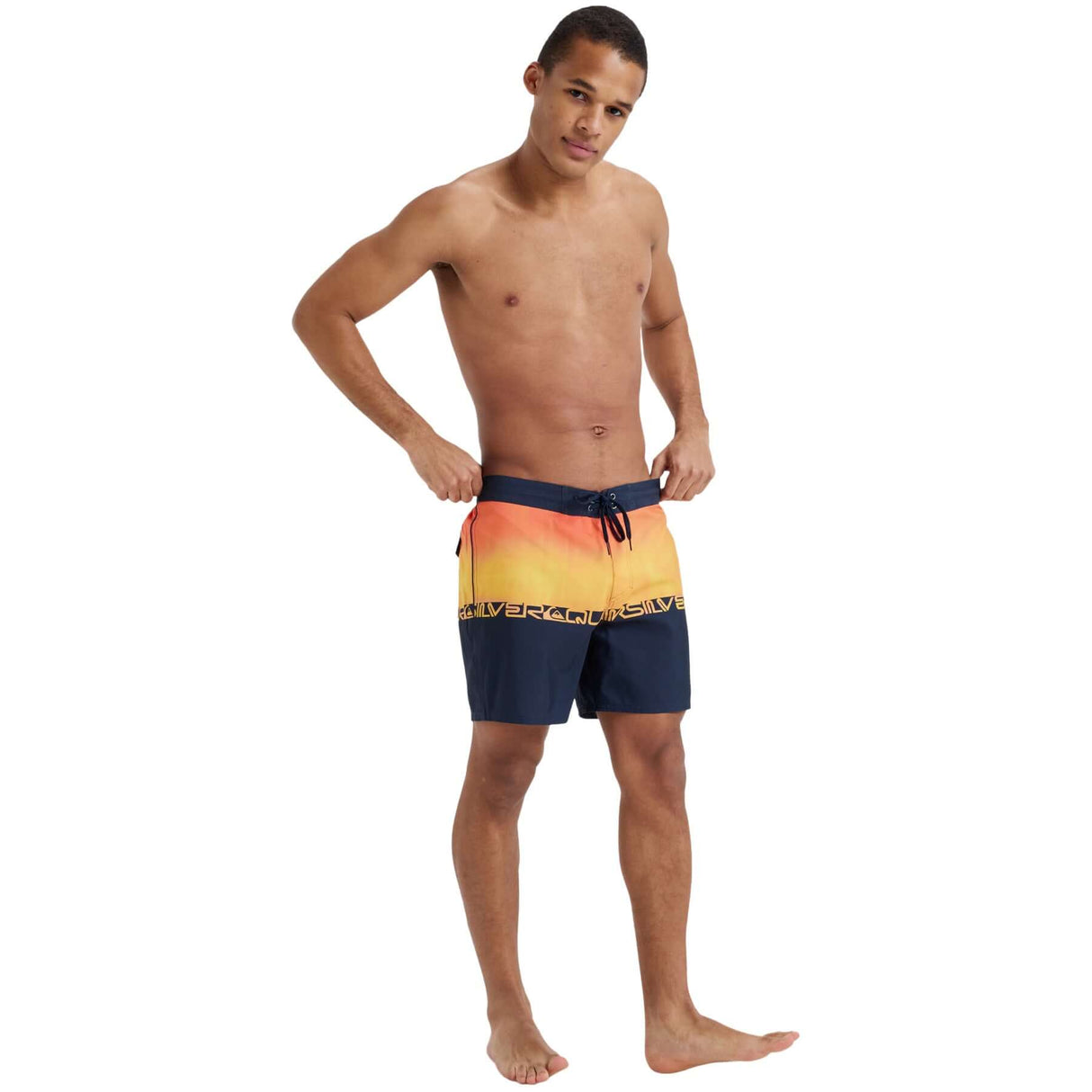 Quiksilver Men's Everyday Half Jam 16 Swim Shorts Fiery Coral Wordblock / Small-Fiery Coral Wordblock / Medium-Fiery Coral Wordblock / Large-Fiery Coral Wordblock / X-Large-Fiery Coral Wordblock / XX-Large - 53 Degrees North