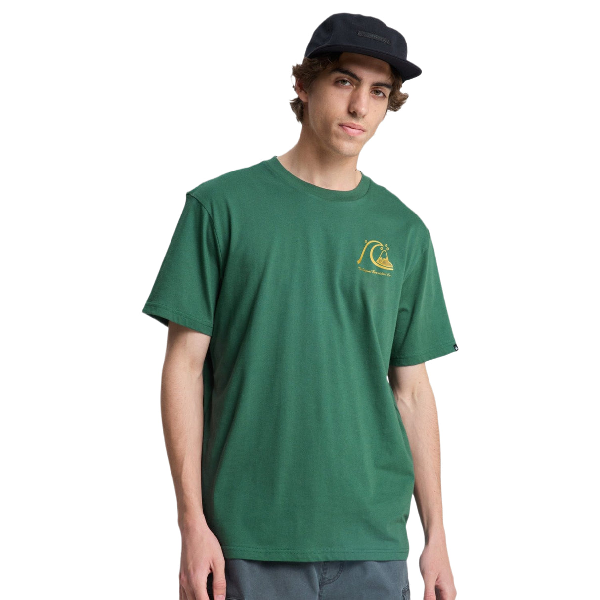 Quiksilver Men's Evo Original BS Short Sleeve T-Shirt Snow White / Small-Snow White / Medium-Snow White / Large-Snow White / X-Large-Forest / Small - 53 Degrees North