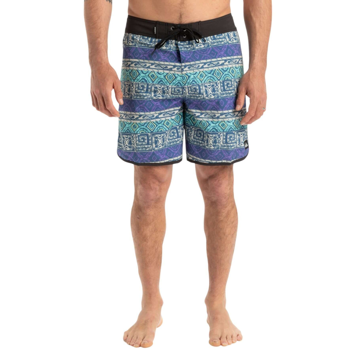 Quiksilver Men's Surfsilk Scallop 18 Shorts Global Heat Dusted Peri / Small-Global Heat Dusted Peri / Medium-Global Heat Dusted Peri / Large-Global Heat Dusted Peri / X-Large-Global Heat Dusted Peri / XX-Large - 53 Degrees North