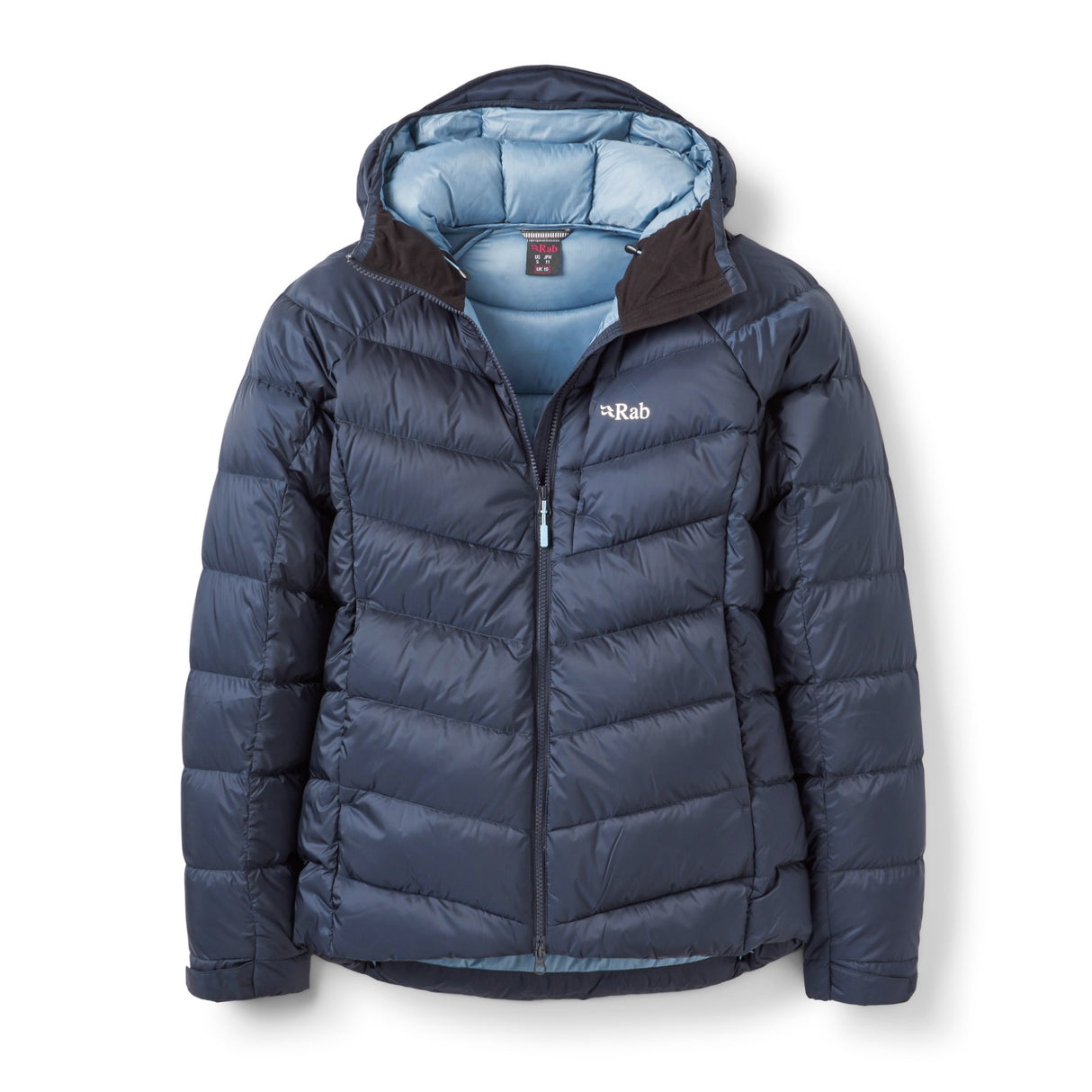 Rab Women's Glaceon Pro Jacket Beluga / X-Small-Beluga / Small-Beluga / Medium-Beluga / Large-Beluga / X-Large - 53 Degrees North
