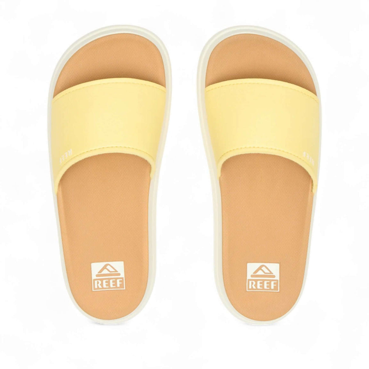 Reef Women's Cushion Bondi Bay Slides Pale Banana / 3.5-Pale Banana / 4.5-Pale Banana / 5.5-Pale Banana / 6.5-Pale Banana / 7.5 - 53 Degrees North