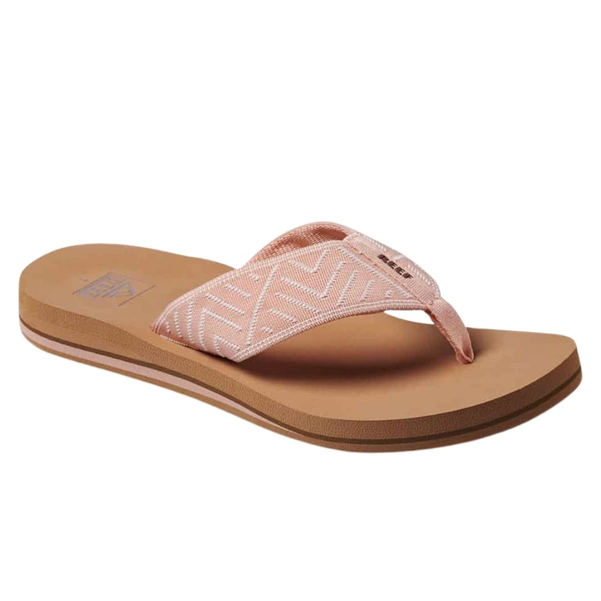 Reef Women's Spring Woven Flip Flops Peach Parfait / 3.5-Peach Parfait / 4.5-Peach Parfait / 5.5-Peach Parfait / 6.5-Peach Parfait / 7.5 - 53 Degrees North
