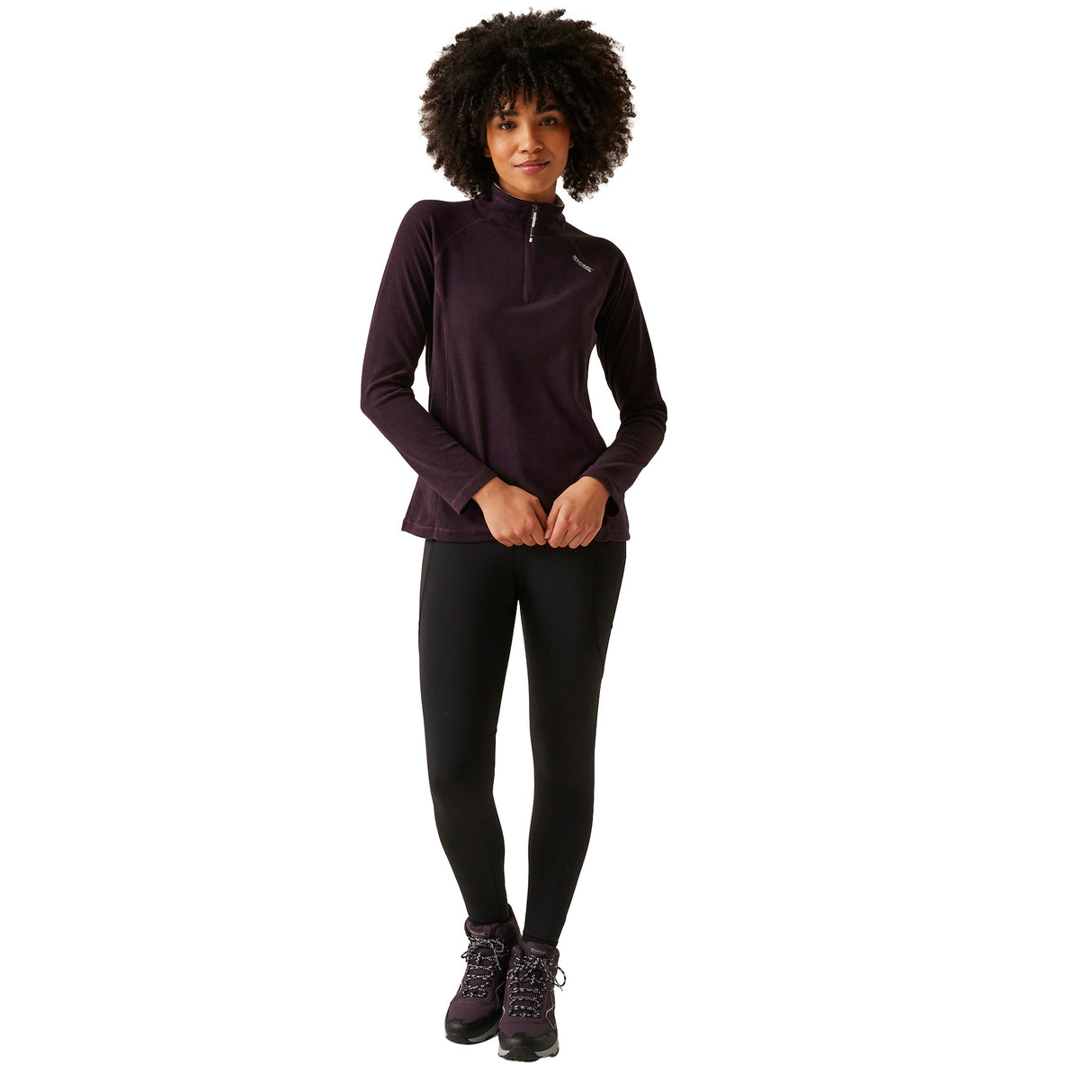 Regatta Women's Montes Lightweight Half Zip Fleece Pullover Mineral Red/Dusty Rose / X-Small-Mineral Red/Dusty Rose / Small-Mineral Red/Dusty Rose / Medium-Mineral Red/Dusty Rose / Large-Mineral Red/Dusty Rose / X-Large - 53 Degrees North