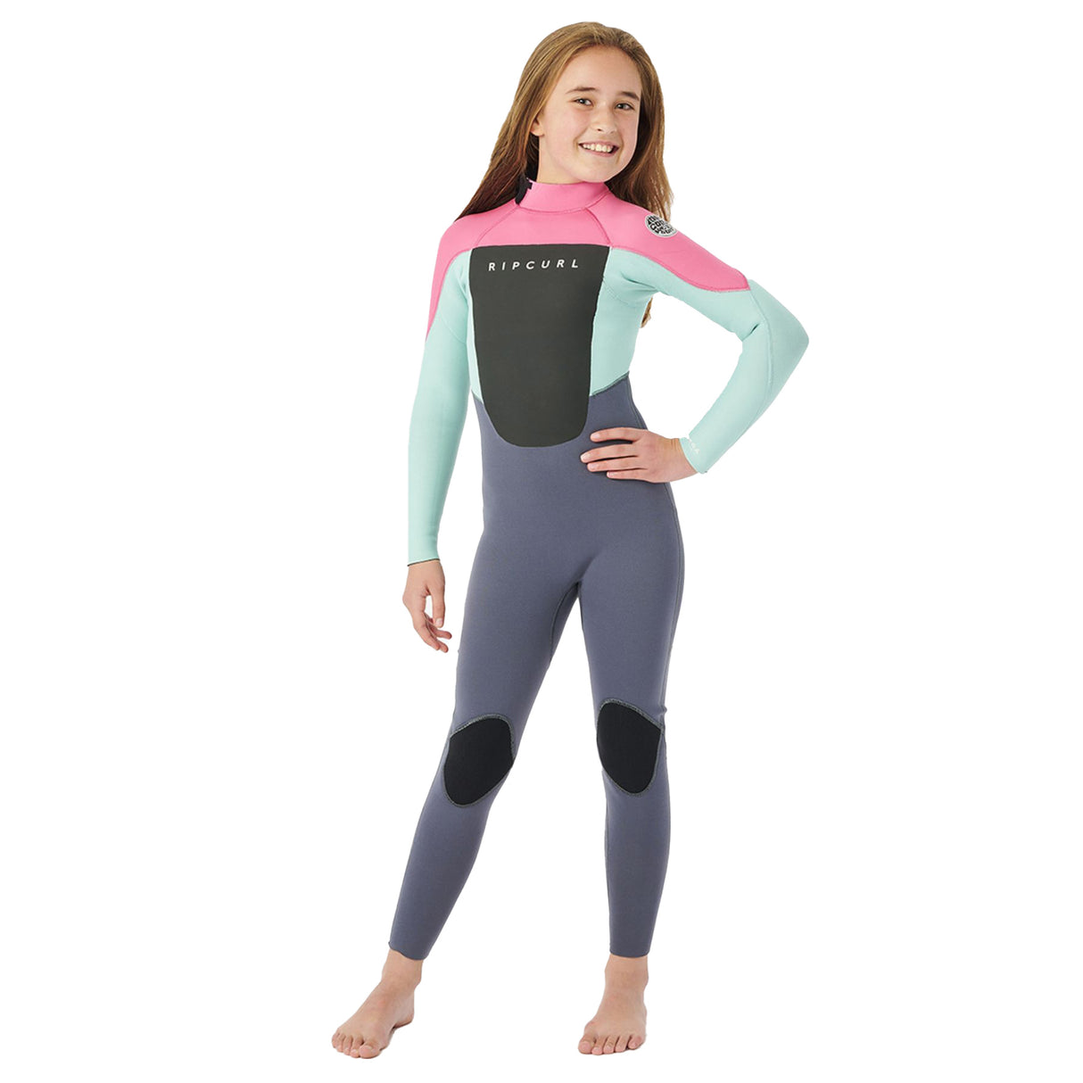 Ripcurl Kids' Omega 3/2 Back Zip Wetsuit Pink / Age 7-8-Pink / Age 9-10-Pink / Age 11-12-Pink / Age 13-14-Pink / Age 15-16 - 53 Degrees North