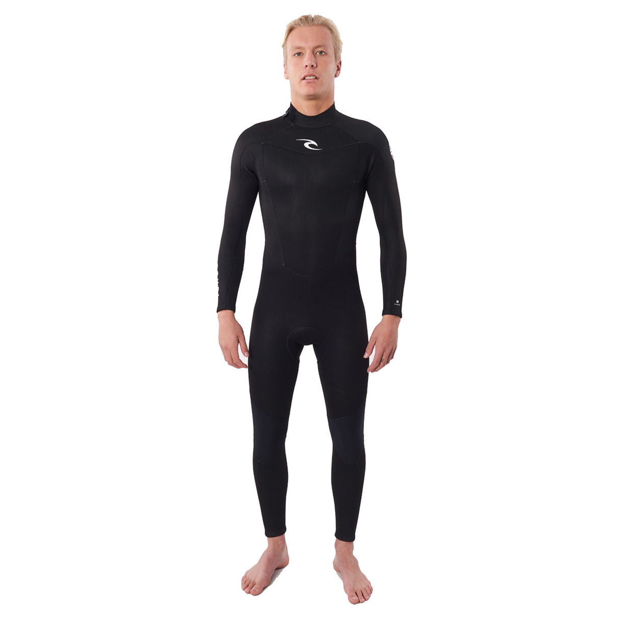 Ripcurl Men's Freelite 3/2mm Steamer Back Zip Wetsuit Black / Small-Black / Medium-Black / Large-Black / X-Large-Black / XX-Large - 53 Degrees North