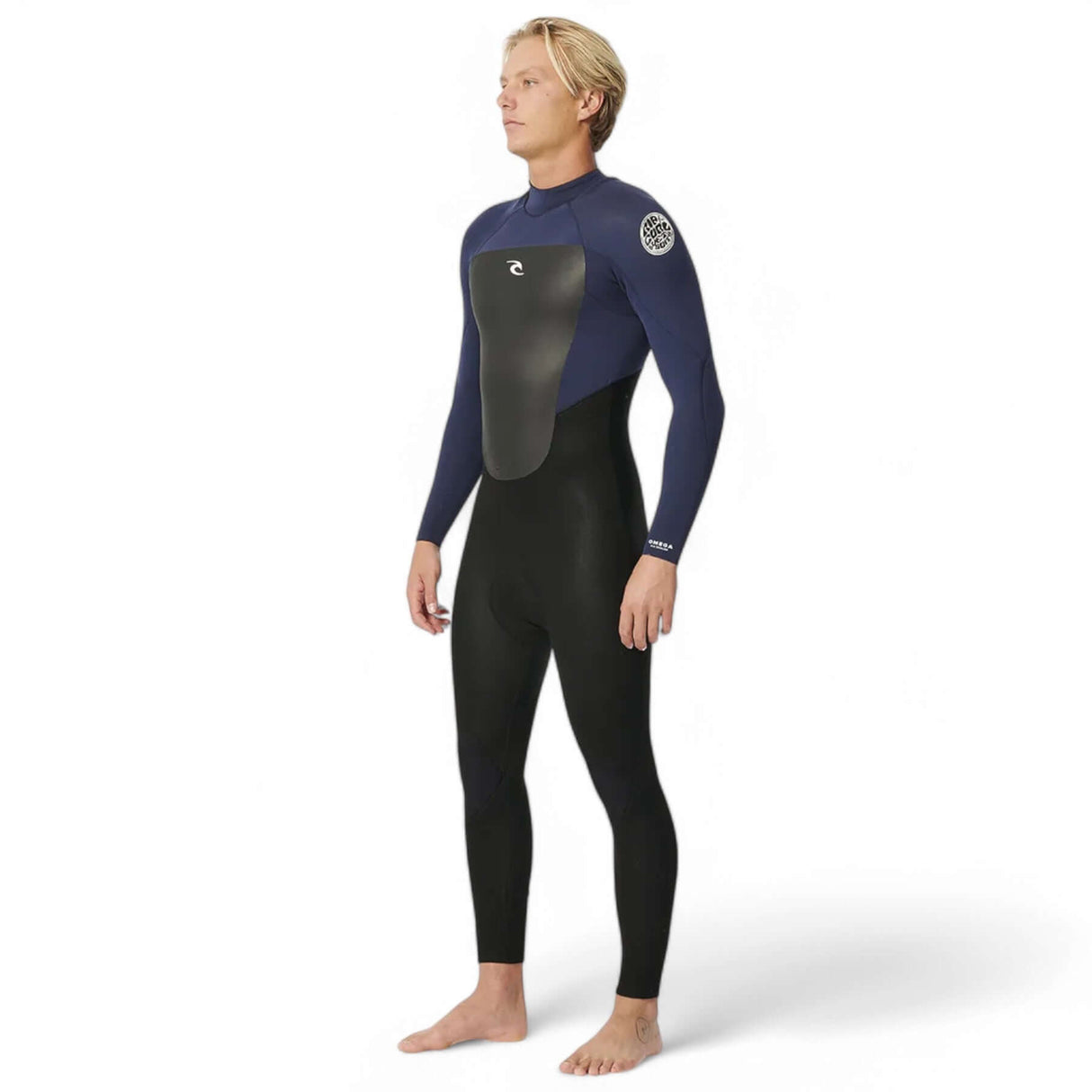 Ripcurl Men's Omega 3/2 GB Back Zip Steamer Wetsuit Slate / Small-Slate / Medium-Slate / Medium Tall-Slate / Large-Slate / Large Short - 53 Degrees North
