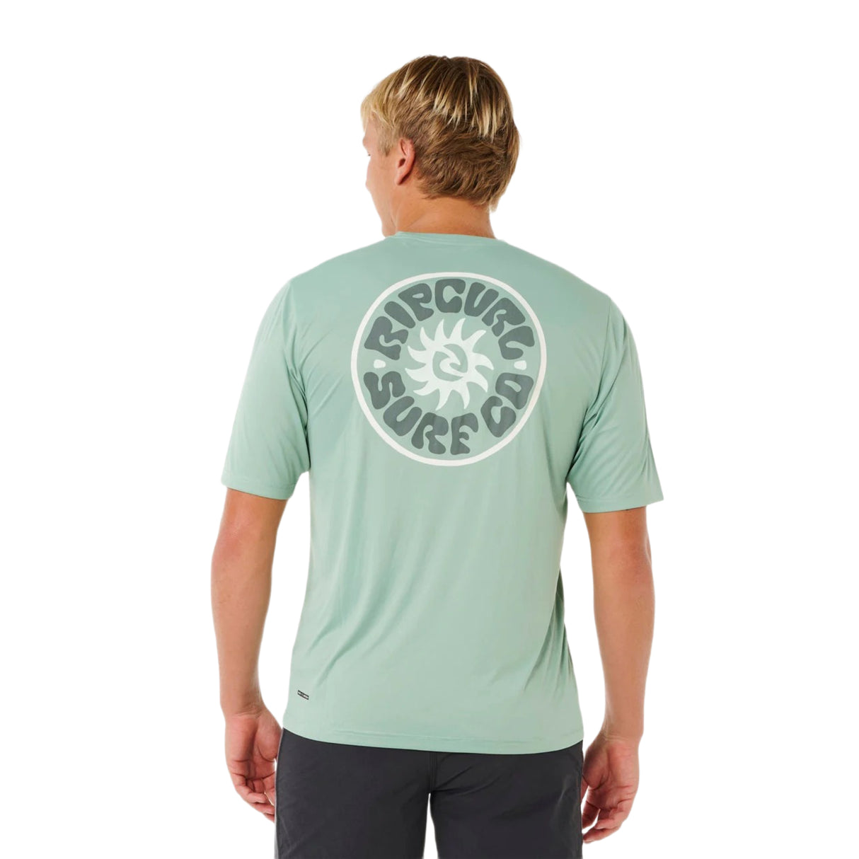 Ripcurl Men's Pacific Rinse Surflite UPF Short Sleeve Rash Vest Dark Navy / Small-Dark Navy / Medium-Dark Navy / Large-Dark Navy / X-Large-Aloe / Small - 53 Degrees North