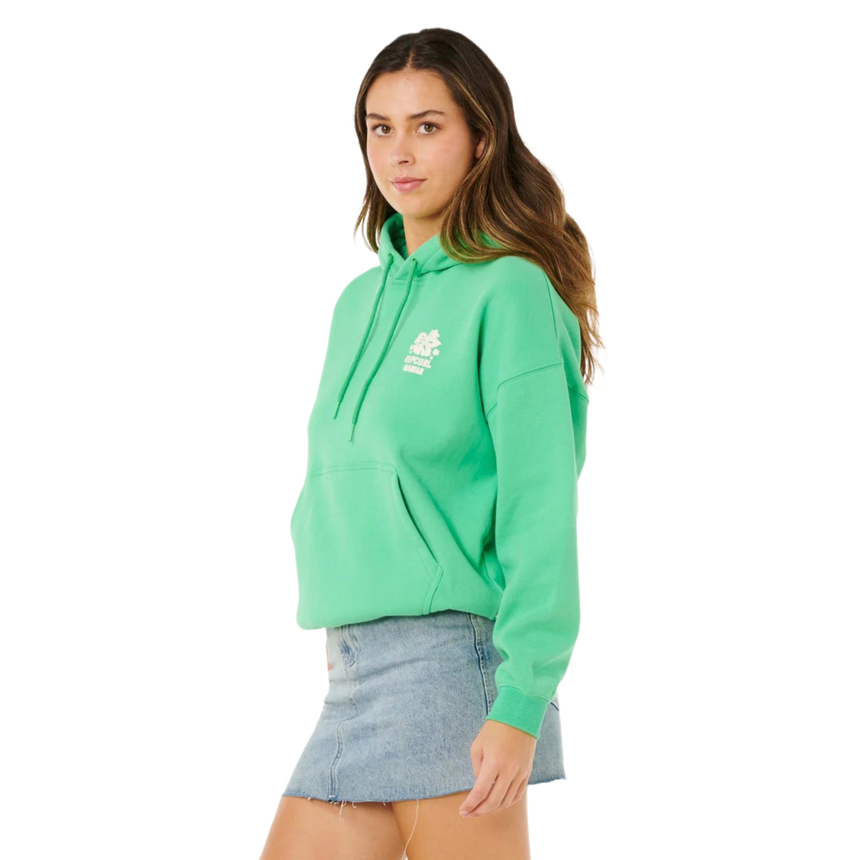 Ripcurl Women's Surf Puff Heritage Hood Puff Print Green / X-Small-Green / Small-Green / Medium-Green / Large-Cornflower Blue / X-Small - 53 Degrees North