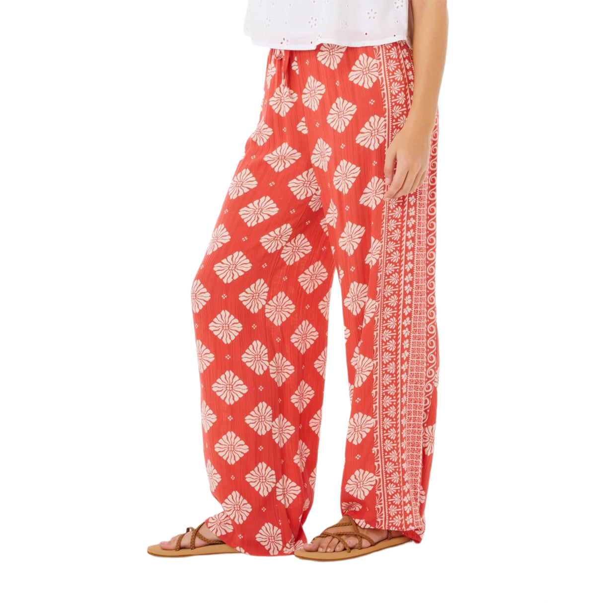 Ripcurl Women's Ventura Wide Leg Pants Red / X-Small-Red / Small-Red / Medium-Red / Large-Red / X-Large - 53 Degrees North