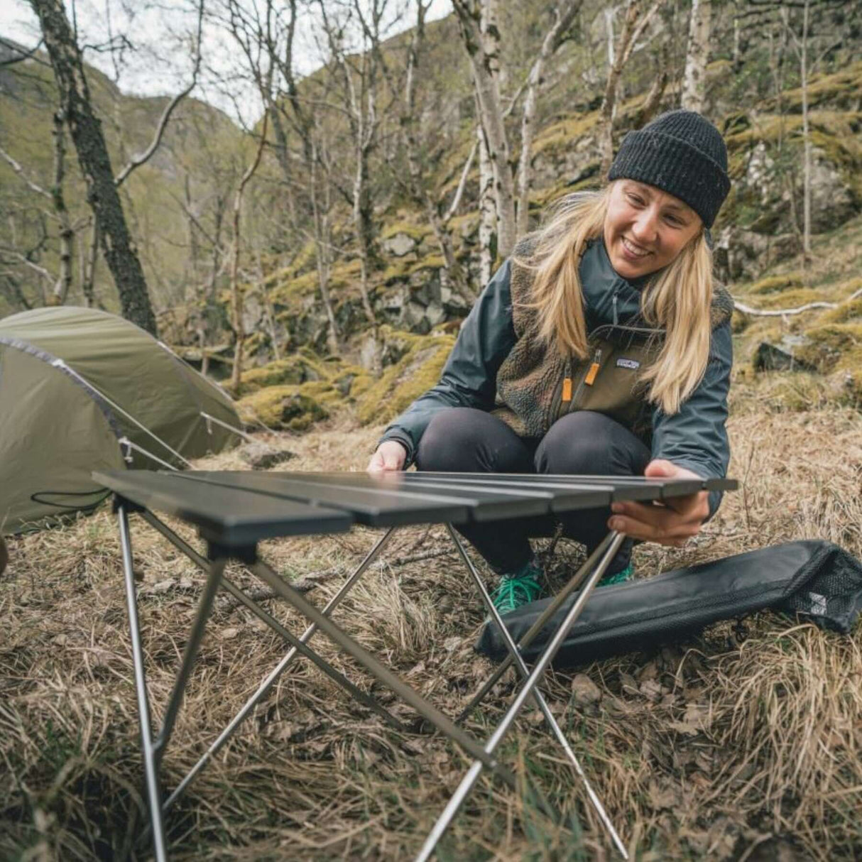 Robens Adventure Aluminium Table Small Black - 53 Degrees North