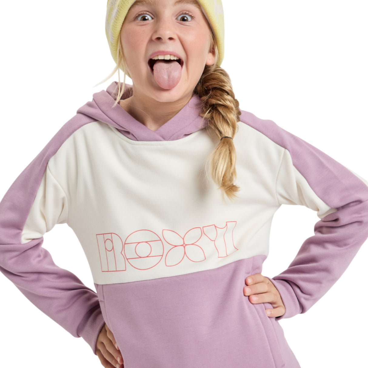 Roxy Girls' Liberty Hoodie Discreet Mauve / Age 7-8-Discreet Mauve / Age 9-10-Discreet Mauve / Age 11-12-Discreet Mauve / Age 13-14-Discreet Mauve / Age 15-16 - 53 Degrees North