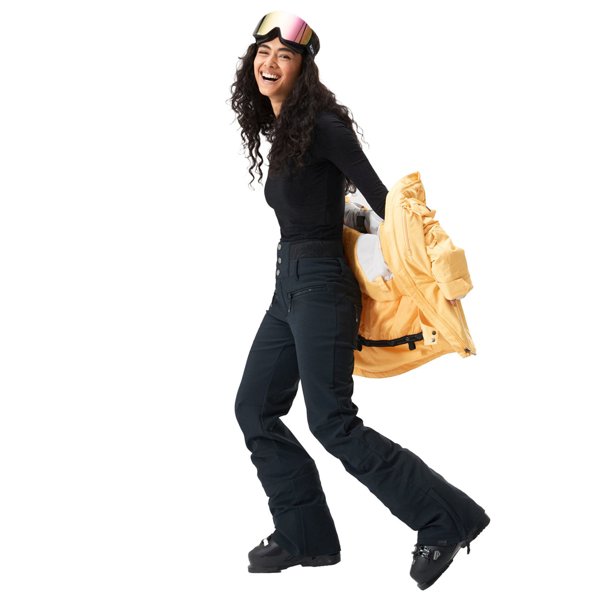 Roxy Women's Rising High Ski Trousers True Black / X-Small-True Black / Small-True Black / Medium-True Black / Large-True Black / X-Large - 53 Degrees North