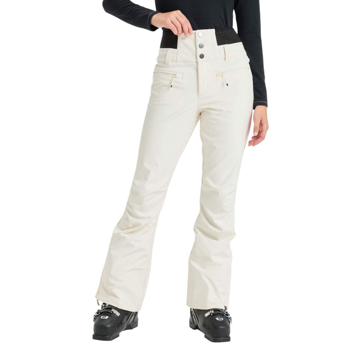 Roxy Women's Rising High Ski Trousers True Black / X-Small-True Black / Small-True Black / Medium-True Black / Large-True Black / X-Large - 53 Degrees North