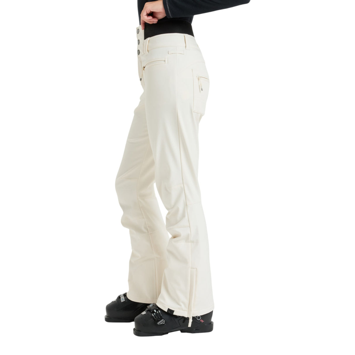 Roxy Women's Rising High Ski Trousers True Black / X-Small-True Black / Small-True Black / Medium-True Black / Large-True Black / X-Large - 53 Degrees North