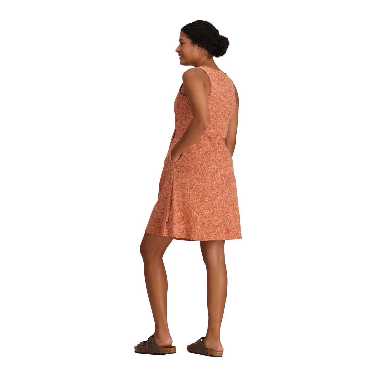 Royal Robbins Women's Featherweight Knit Dress Baked Clay Nisene Print / X-Small-Baked Clay Nisene Print / Small-Baked Clay Nisene Print / Medium-Baked Clay Nisene Print / Large-Baked Clay Nisene Print / X-Large - 53 Degrees North