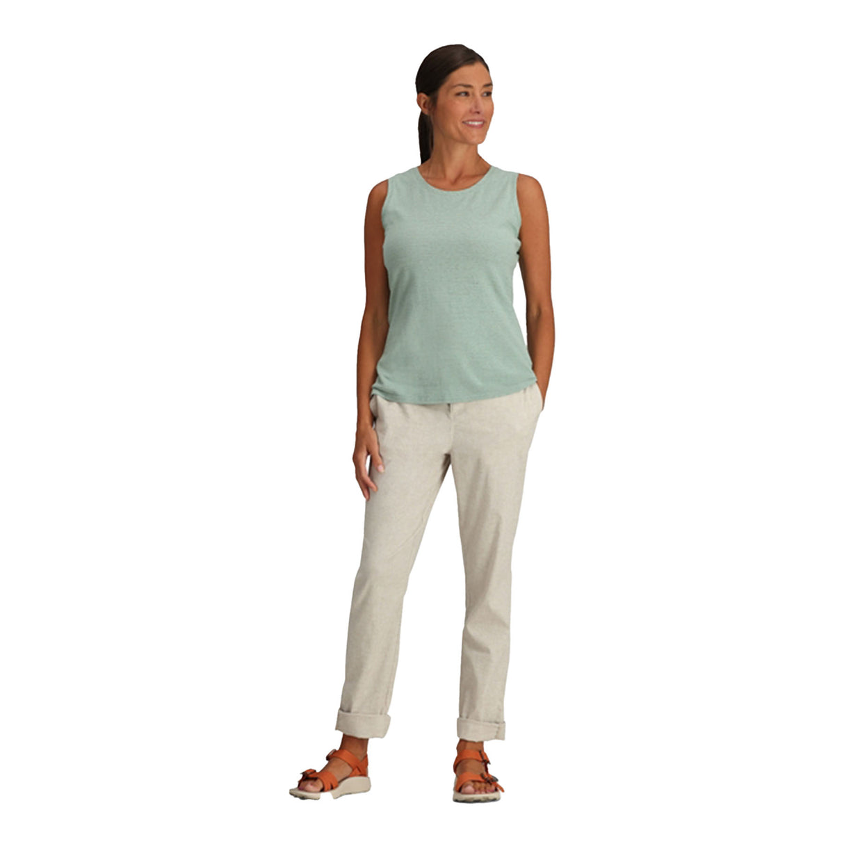 Royal Robbins Women's Vacationer Tank Top Sage Leaf / X-Small-Sage Leaf / Small-Sage Leaf / Medium-Sage Leaf / Large-Sage Leaf / X-Large - 53 Degrees North